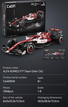 Preview: Vitrine - Schaukasten für CaDA C64005 Alfa Romeo F1 Team ORLEN C42 - Kopie