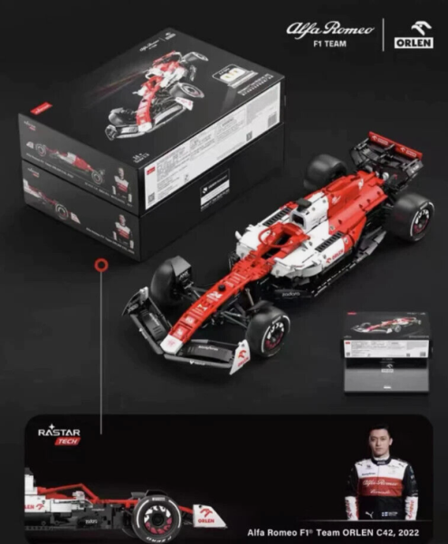 Showcase - Showcase for RASTAR 2022 Alfa Romeo F1 C42 - Kopie